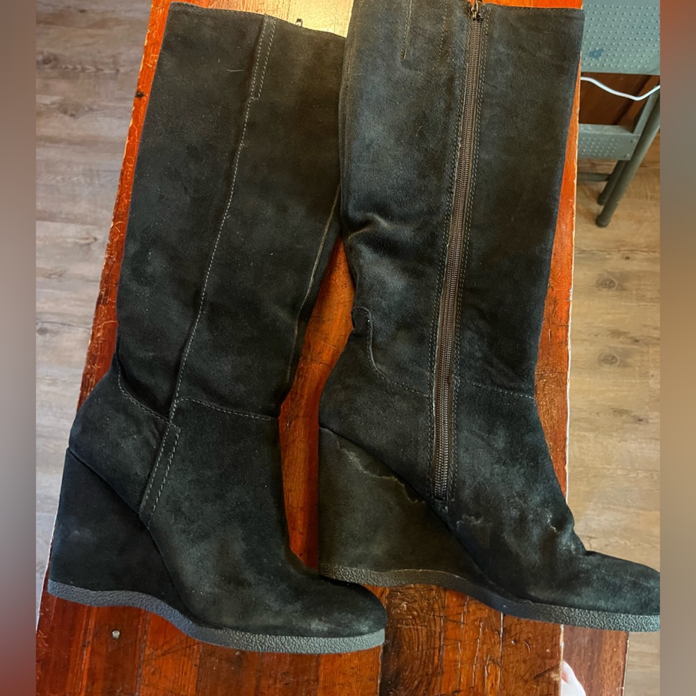 Nine West Suede Knee High Boots